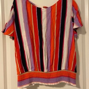Forever21 Multi Color short sleeve Blouse